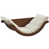 Chaise Longue a Dondolo Stabile Sedia Moderna Mobile per Adulti, Balcone