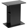 MOBILETTO PER ACQUARIO SUPPORTO 54/80 L NERO STAND PER ACQUARIO IN LEGNO ARREDO