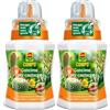 COMPO Concime Minerale Per Cactacee, Fertilizzante Specifico, 250ml (Confezione da 2)