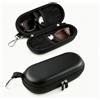 VINATO Custodia Occhiali Rigido con Moschettone per 2 Paia, Nero | Astuccio rigido per 2 occhiali, EVA+PU, fodera in velluto, cinghie, tasca mesh, moschettone 360°, incl. cacciavite & panno.