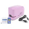 Rapesco 1451 Pinzatrice Elettrica Automatica 626EL e 1000 Punti, Rosa | Uso con Cavo USB (incluso) o Batterie (non incluse), Capacità 15 Fogli, Usa Punti 26 / 6 mm