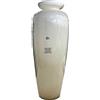 CRISTALLERIA ITALIA VASO IN CRISTALLO COLOR AMBRA 40 cm - CRISTALLERIA ITALIA