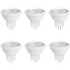 No 6 Lampadine LED MR11 GU4.0 Bi-Pin da 3 W 12 V CA/CC per Illuminazione Inter8141