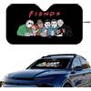 Solarglowix Parasole Auto Olografico Horror Killer Amici 70x130 cm Parabrezza Termico