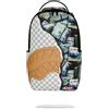 Sprayground ZAINO SPRAYGROUND CREAM CHECK FULL OF CASH SHARK ORIGINALE