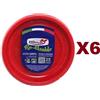 DOPLA 150 PIATTI PIANI Ø22 RICICLABILE ROSSO DOPLA RE-USABLE LAVABILI