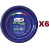 DOPLA 150 PIATTI PIANI Ø22 RICICLABILE BLU DOPLA RE-USABLE LAVABILI