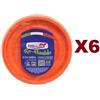 DOPLA 150 PIATTI PIANI Ø22 RICICLABILE ARANCIONE DOPLA RE-USABLE LAVABILI