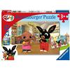 Ravensburger Bing B Bing B, 2x12 Pezzi, Colore Multicolore, 05184 7