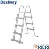 Bestway Scala Scaletta di Sicurezza per Piscina Fuori Terra H. 107 cm 3 Gradini Bestway