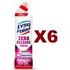 LYSOFORM 6 PZ LYSOFORM WC GEL PINK ZERO CALCARE DISINCROSTANTE 750ML