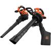 BLACK+DECKER Soffiatore Aspiratore Trituratore per Foglie 3-in-1 da 3000W, BEBLV300SB-QS