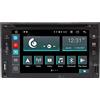 Jf Sound car audio system Autoradio universale 2 din Android GPS Bluetooth WiFi Dab USB Full HD Touchscreen Display 6,2 processore 8core e comandi vocali
