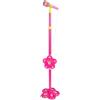 Bontempi Microfono da palcoscenico per bambini PINK con Effetti Sonori | Asta regolabile in altezza, effetti sonori fischio, connessione MP3, Alimentato da 3 pile R6/AA non incluse