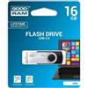 GoodRAM Chiavetta/Pendrive USB Twister 16GB nera USB 2.0 - UTS2-0160K0R11