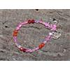 Bracciale In Opale Naturale Etiope 7'' Con Perle Di Opale Di Fuoco Wello
