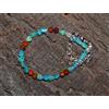 Bracciale In Opale Naturale Etiope 7'' Con Perle Di Opale Di Fuoco Wello