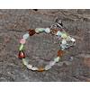 Bracciale In Opale Naturale Etiope 7'' Con Perle Di Opale Di Fuoco Wello