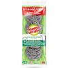 3M Scotch-Brite Set di 3 + 1 gratis spirali di lavaggio in acciaio inossidabile, Confezione da 1 x 4 spirali