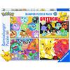 Ravensburger - Puzzles Pokémon 4 Pack Puzzle Bambini 5 Anni In Su Regalo Bam