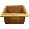 MONSTERSHOP Cestelli Estraibili in Vimini per Cucina Cassetti Organizzazione Credenza Cesto