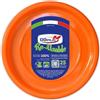 Dopla Piatti Frutta Reusable Arancioni da 17 cm 25 pz in Plastica Dopla