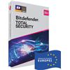 Bitdefender Total Security 2026 10 Dispositivi 2 Anni PC/Mac/iOS/Android Codice