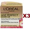 L'Oréal 3 PZ L'OREAL AGE PERFECT GOLDEN AGE CREMA ROSA RI-FORTIFICANTE GIORNO VISO 50ML
