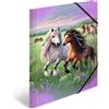 ‎HERMA HERMA Portfolio Folder A3 Horse World, Cardboard Corner Folder with Nursery Moti