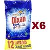 Dixan 6 PZ DIXAN TOTAL 4+1 DETERSIVO LAVATRICE IN POLVERE 12 MISURINI 594GR
