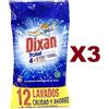 Dixan 3 PZ DIXAN TOTAL 4+1 DETERSIVO LAVATRICE IN POLVERE 12 MISURINI 594GR