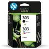 HP 303 (3YM92AE) Original Printer Cartridges 2 Count (Pack of 1) (1xblack, 1xcol