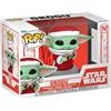 Funko Pop! Star Wars: Mando Holiday - Grogu (the Child, Baby Yoda) - the Mandalo