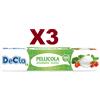 DECLA 3 PZ DECLA PELLICOLA ANTIADERENTE ELASTICA 300MT USO PROFESSIONALE
