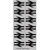 Railtec Acquascivolo Calcomanie Br Standard Frecce: Nero Scala O 7-1006