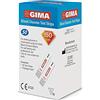 GIMA - Strisce Reattive per la Glicemia, per la Misurazione del Glucosio nel Sangue Intero, da usare con Glucometro GIMA, Certificate CE, Confezione da 50 Strisce