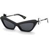 Nina Ricci Occhiali da Sole Nina Ricci SNR405S Nero lucido 59/16/140 Donna