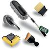 Avilia Kit Pulizia Auto Professionale 5 Pezzi in Microfibra per Casa, Auto Interni ed Esterni, con Spazzola Telescopica, Pennelli e Panni Morbidi per Pulizia Profonda e Asciugatura Senza Graffi