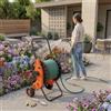 Carrello Avvolgitubo acqua irrigazione giardino portatile 60 m mt avvolgi tubo A