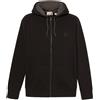 Timberland Oyster Fiume Brushed Back Felpa con Zip e Cappuccio - Giacca
