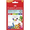 FABER-CASTELL - Colla Tack-It colorata, 5 x 50 g | Cuscinetti adesivi riutilizzabili per appendere poster, fissare oggetti e per il bricolage
