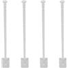 4 Pcs Appendiabiti Per Biancheria Intima Ganci Pannelli Forati Mensole Grucce