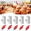 Kit raccordo per abbeveratoio acqua pollame capezzoli pollo gallina d