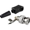 Vultech Security Connettore BNC MAschio Vultech Per Cavo Coassiale RG59/RG59Mini/RG179 Fissaggio