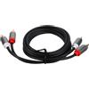 Cavo Per Casse Acustiche Cavi Rca Connettore Del Dell'altoparlante