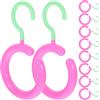 10 Pcs Gruccia Per Sciarpe Grucce Di Plastica Appendiabiti Borsetta