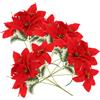 4 Pcs Stella Di Natale Artificiale Fiori Stelle Artificiali Finti Per Vaso