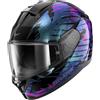 SHARK, Casco Moto Integrale RIDILL 2 REPTAIA Black Violet Glitter KVX, XL