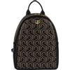 4US Zaino Nero con Mini Borchiette da Donna