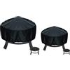 Coprifuoco Rotondo per Patio Esterno per Firepit Impermeabile Panno Oxford 122 4